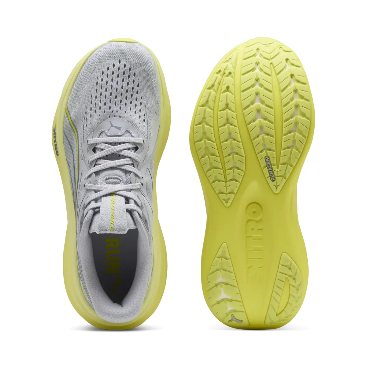 PUMA MagMax NITRO 2 Erkek Gri Yürüyüş ve Koşu Ayakkabısı