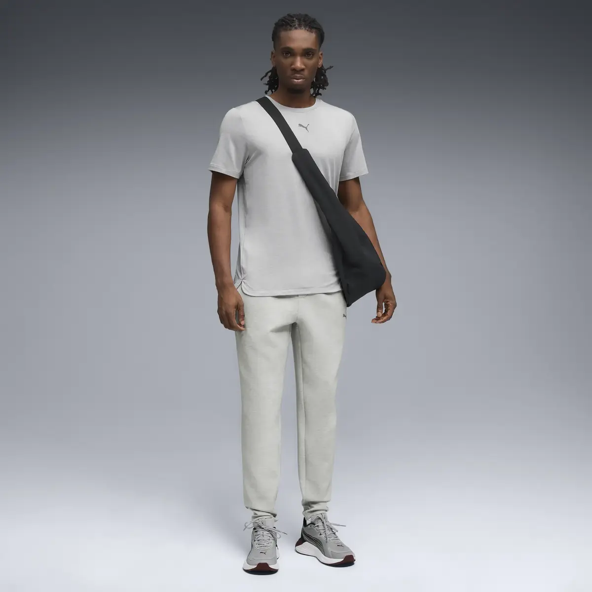 Puma M CLOUDSPUN TEE Gri Erkek T-Shirt