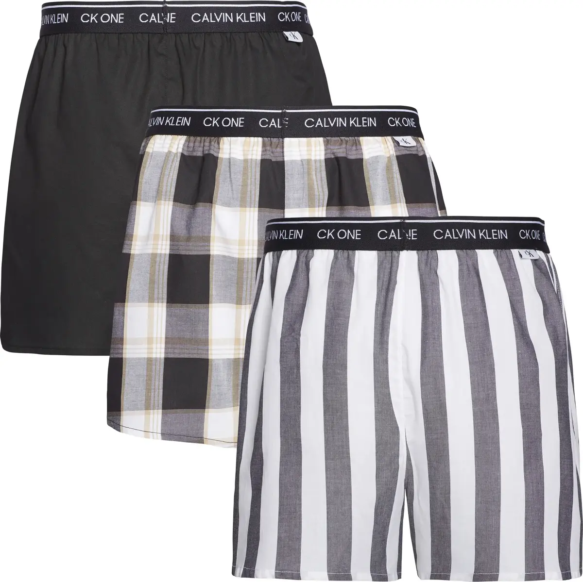 Calvin Klein SLIM FIT BOXER 3PK Erkek Siyah Boxer Set