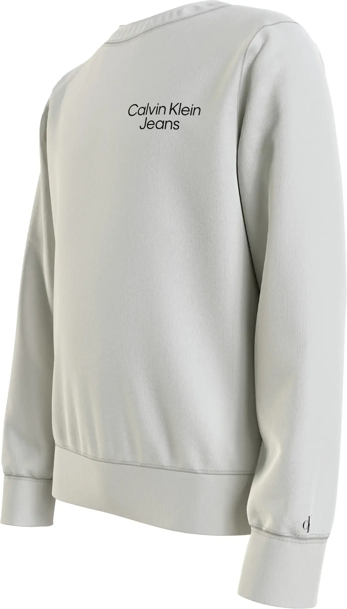 Calvin Klein CKJ STACK LOGO SWEAT Erkek Gri Sweatshirt