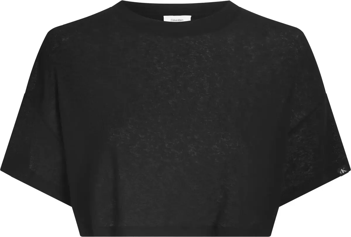 Calvin Klein TOP, BEH Siyah Kadın T-Shirt & Polo