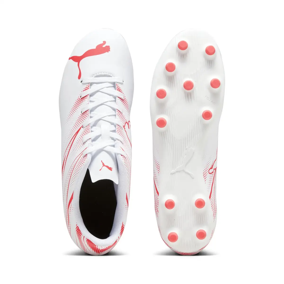 Puma ATTACANTO FG/AG Beyaz Erkek Halı Saha Ayakkabısı