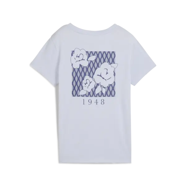 PUMA GRAPHICS TRAIN CONCEPT TEE W Mavi Kadın T-Shirt