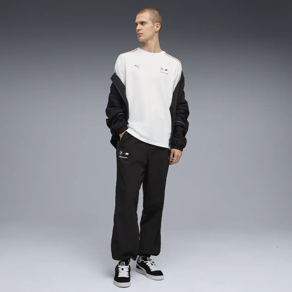 Puma BMW MMS Sportswear MT7 Tee Beyaz Erkek T-Shirt