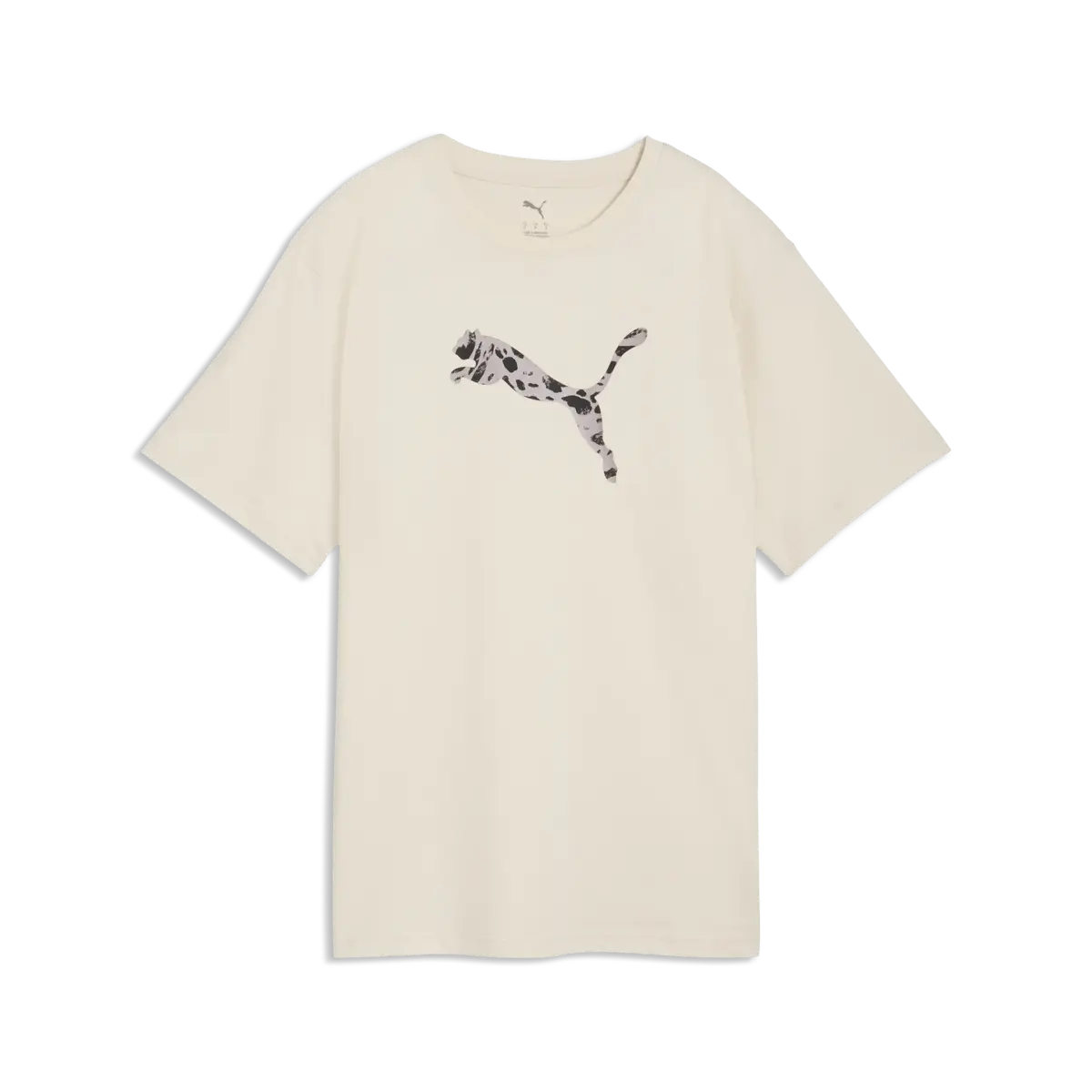 Puma ESS GRAPHIC Animal Tee Krem Kadın T-Shirt & Polo