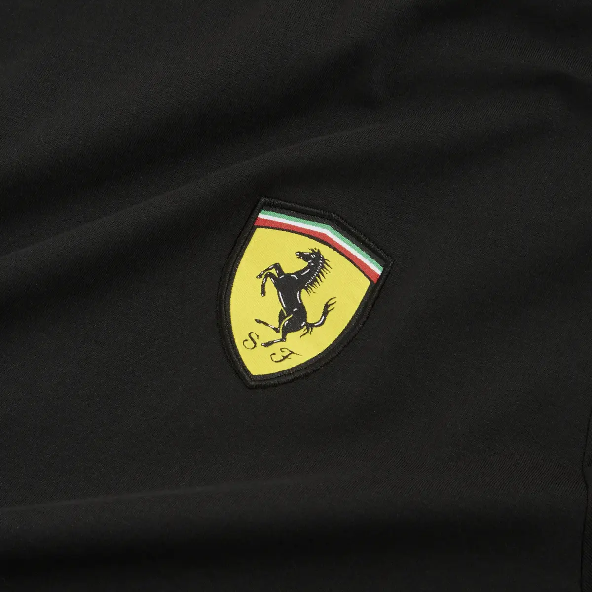 Puma Ferrari Race Clr Shield Tee Siyah Erkek T-Shirt