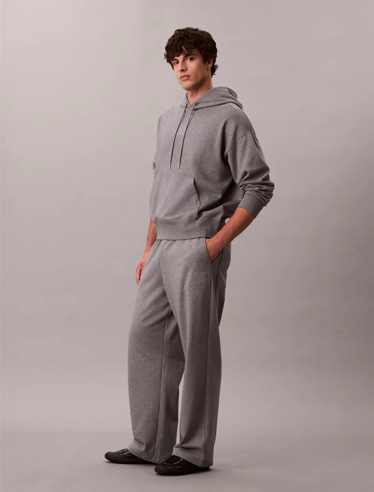Calvin Klein PREMIUM TERRY CK Gri Erkek Eşofman Alt