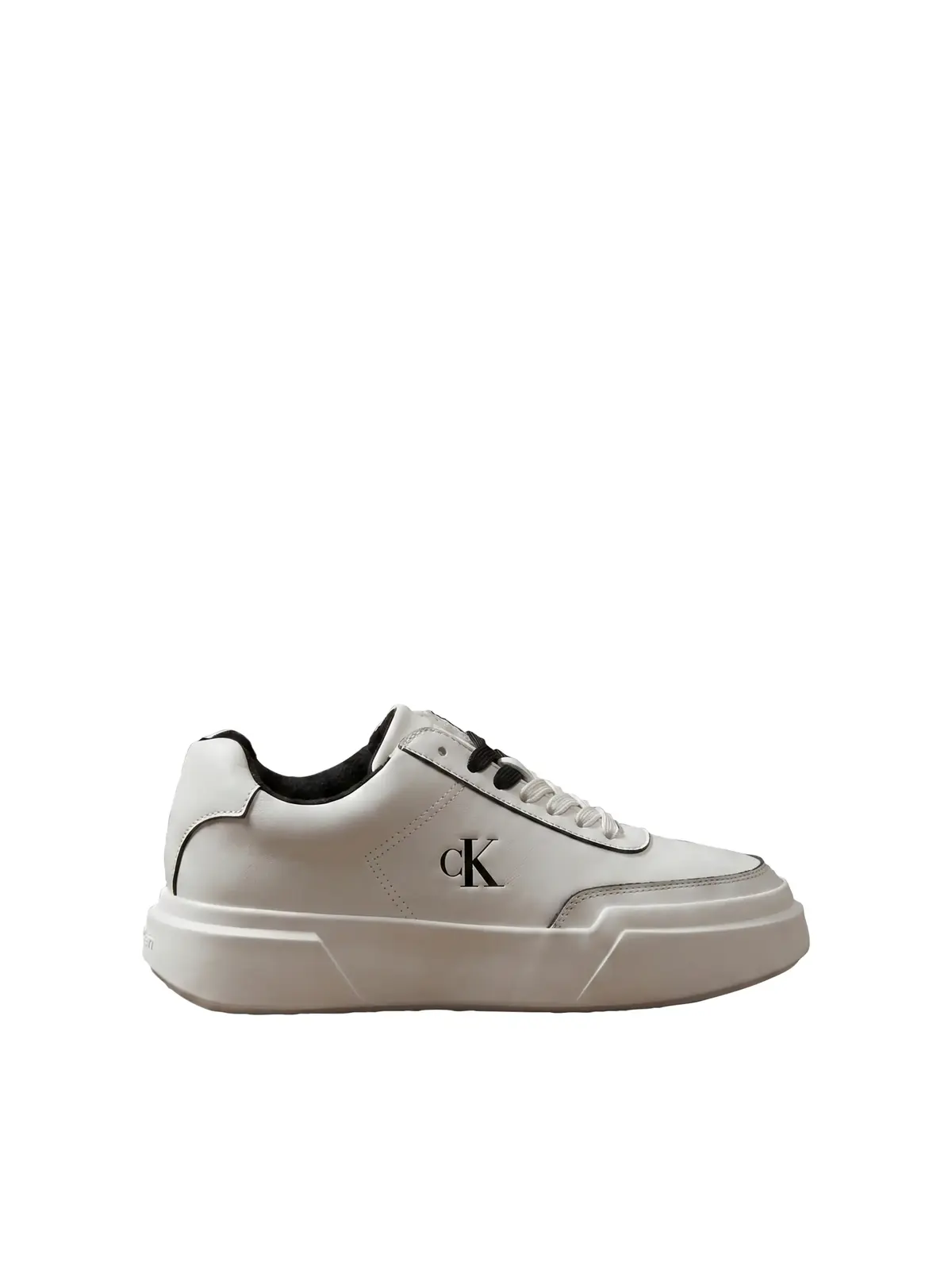Calvin Klein CHUNKY CUPSOLE DERBY, 02P Beyaz Kadın Spor Ayakkabı