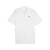 PUMA WARDROBE ESS Pique Polo Beyaz Erkek Polo T-Shirt