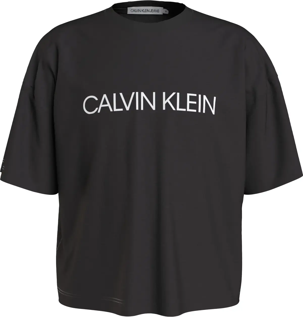 Calvin Klein INSTITUTIONAL LOGO B Kadın Siyah T-Shirt