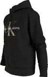 Calvin Klein SEASONAL MONOLOGO RE Erkek Siyah Hoodie
