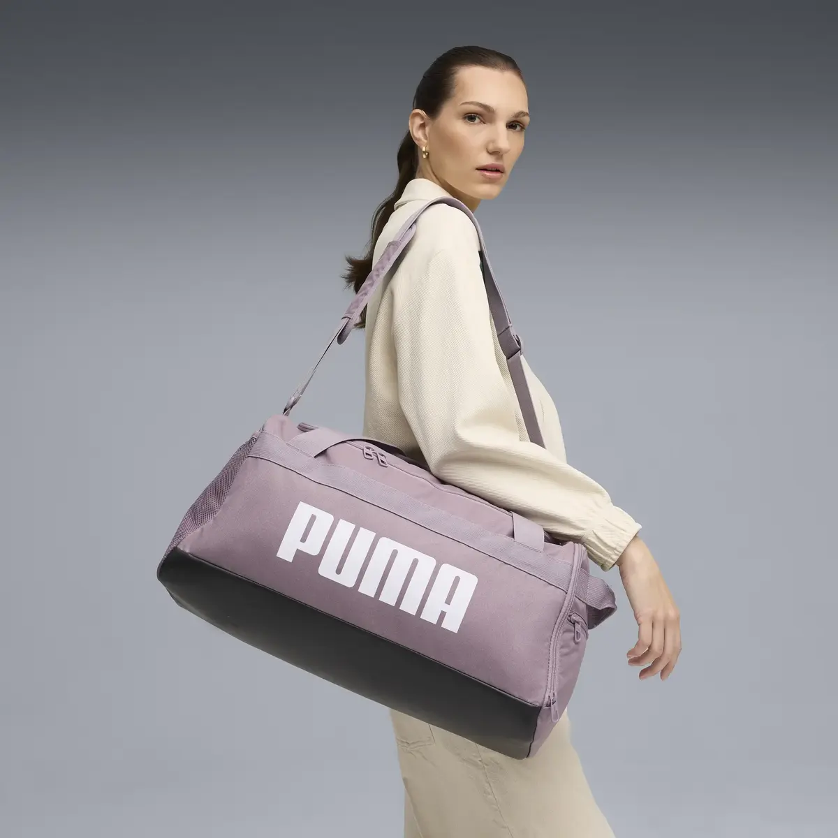 PUMA CHALLENGER S Sports Bag Mor Spor Çanta