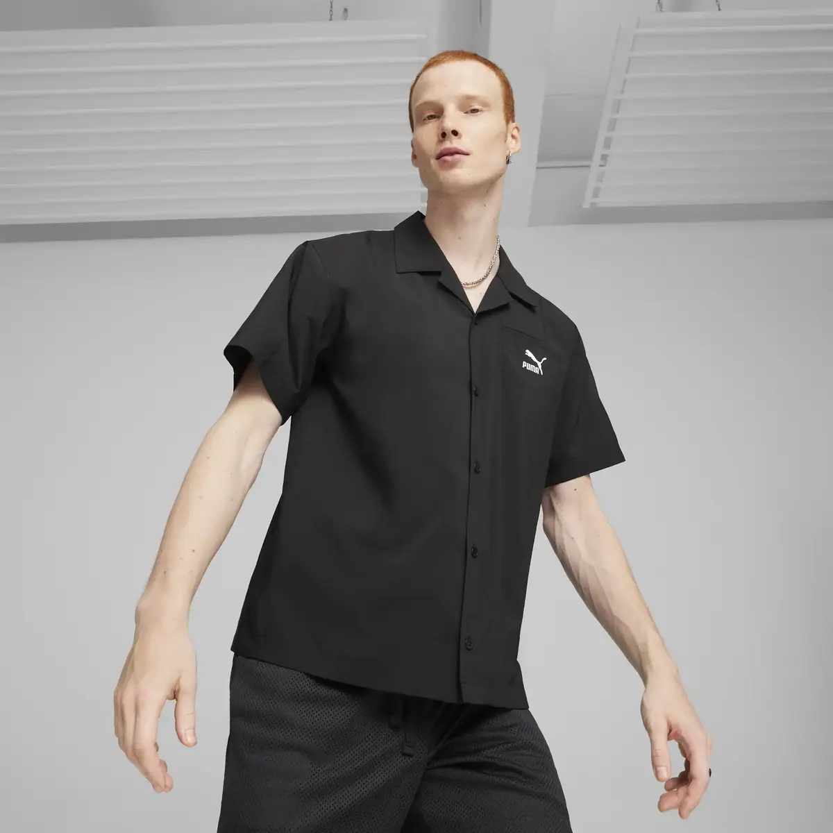 Puma CLASSICS Shirt Siyah Erkek Eşofman Altı