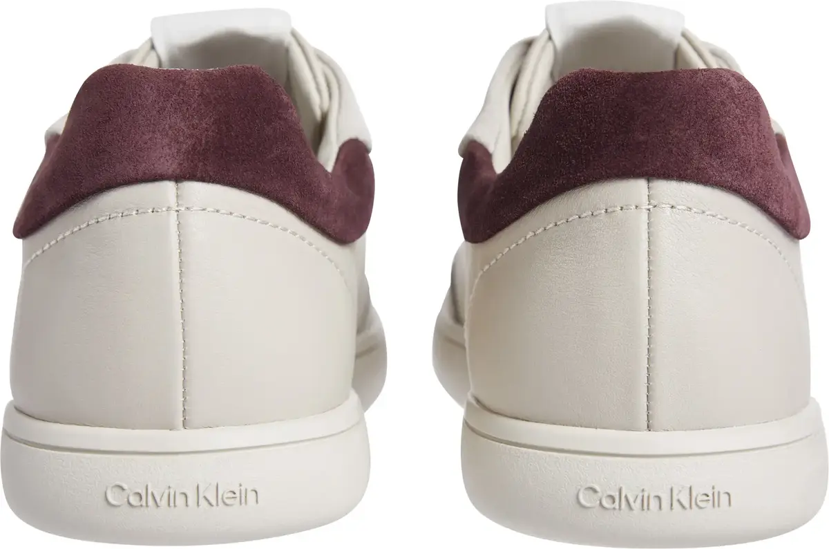 Calvin Klein CUPSOLE LACE UP - LT, 0HN Beyaz Kadın Spor Ayakkabı & Sneaker