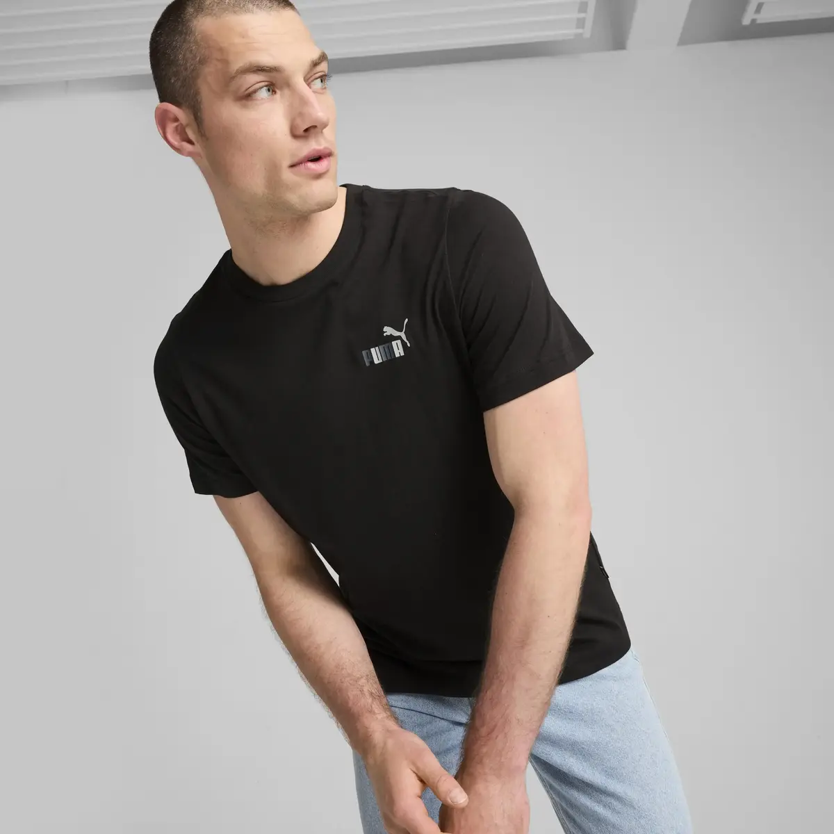 Puma GRAPHICS Sports Club Tee Siyah Erkek T-Shirt