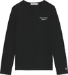 Calvin Klein MODERN WAFLE TOP LS Erkek Siyah T-Shirt