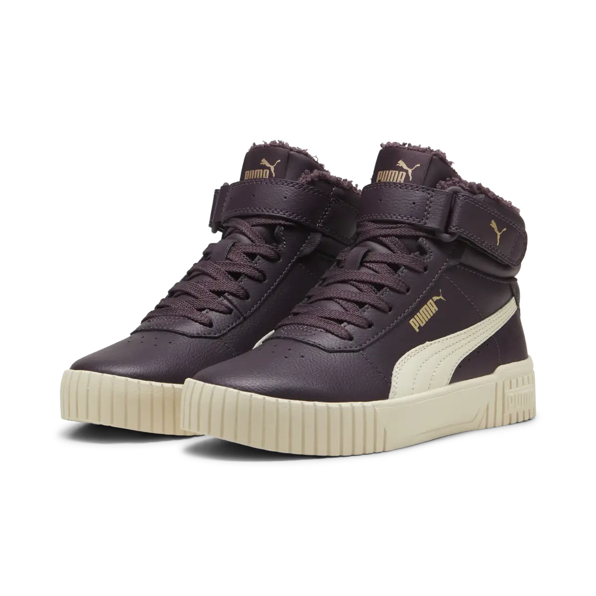 Puma Carina 2.0 Mid WTR Jr Bordo Kadın Spor Ayakkabı & Sneaker