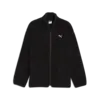 PUMA ESS ELEVATED Sherpa Full-Zip Erkek Siyah Fermuarlı Sweatshirt