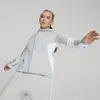 Puma EVOSTRIPE Full-Zip Hoodie Gri Kadın Hoodie