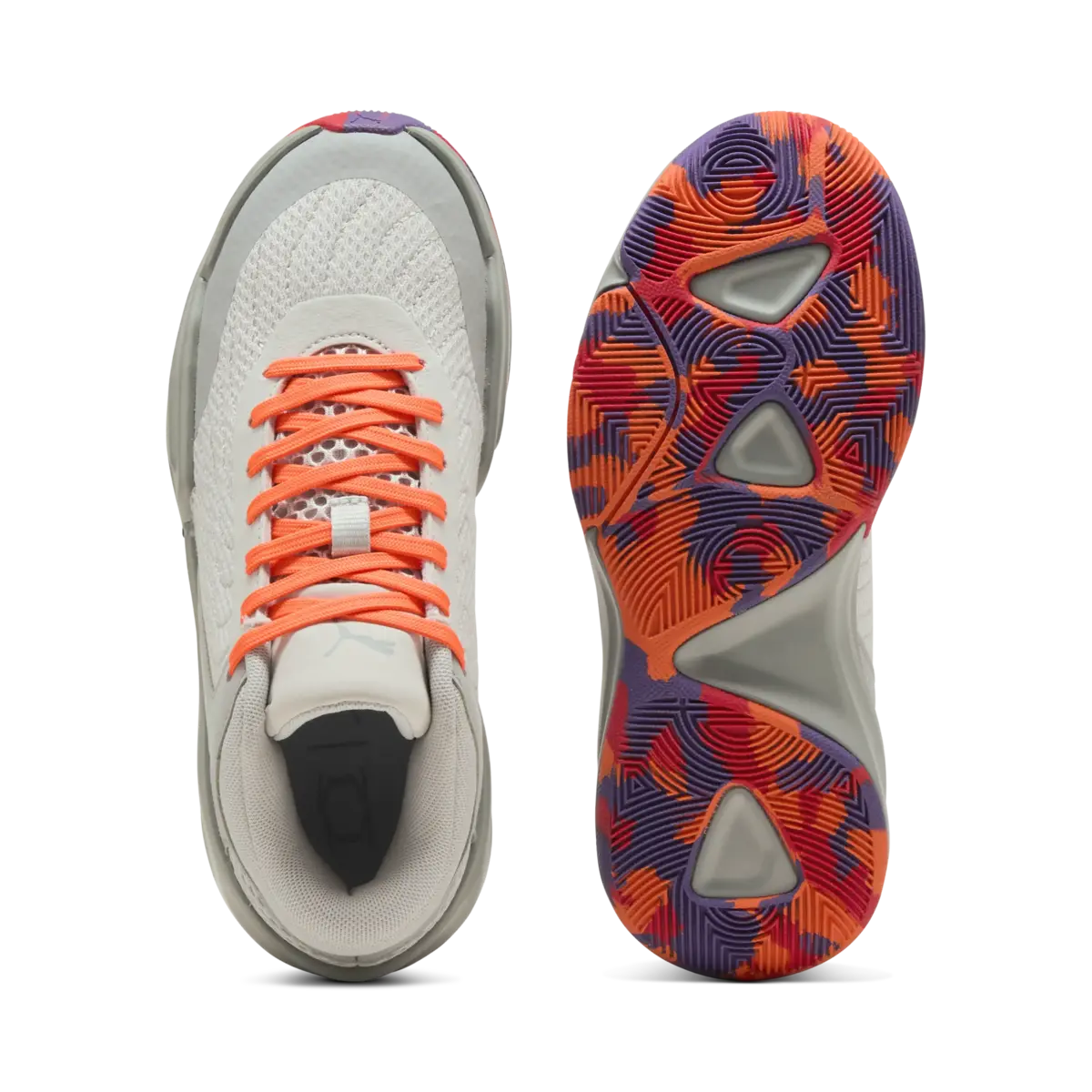 PUMA Court Pro 2 Marble JR Gri Unisex Spor Ayakkabı
