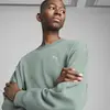 PUMA WARDROBE ESS Relaxed Crew Yeşil Erkek Sweatshirt