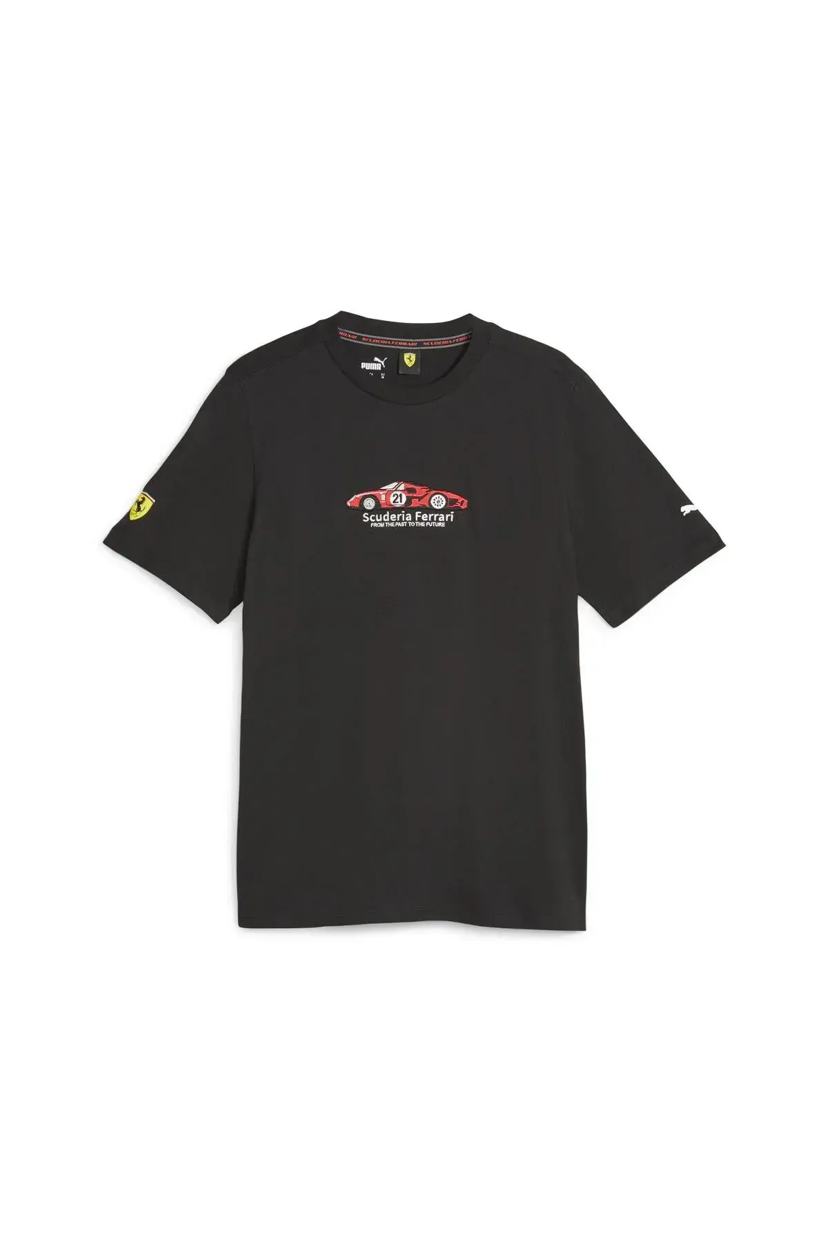 Puma Ferrari Race Graphic Tee 1 Siyah Erkek T-Shirt