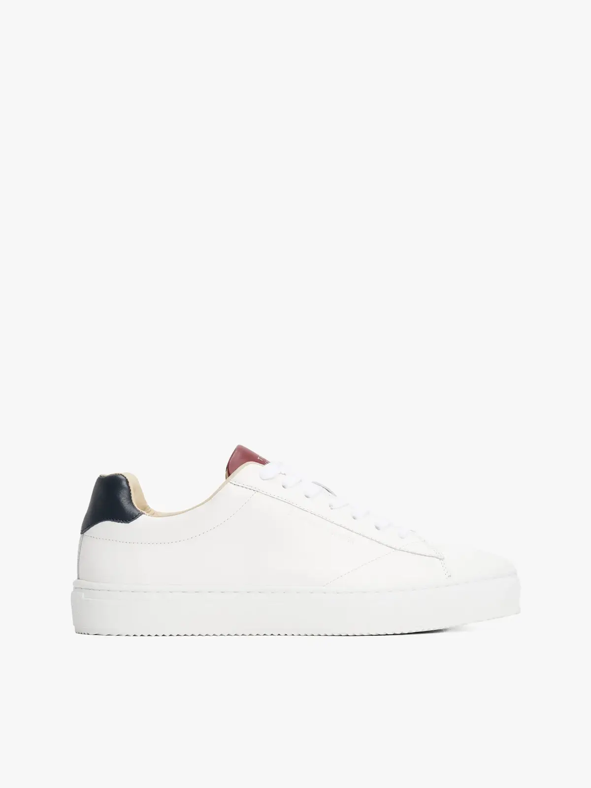 Tommy Hilfiger PREMIUM CUPSOLE LEAT, 0K5 Beyaz Erkek Spor Ayakkabı & Sneaker