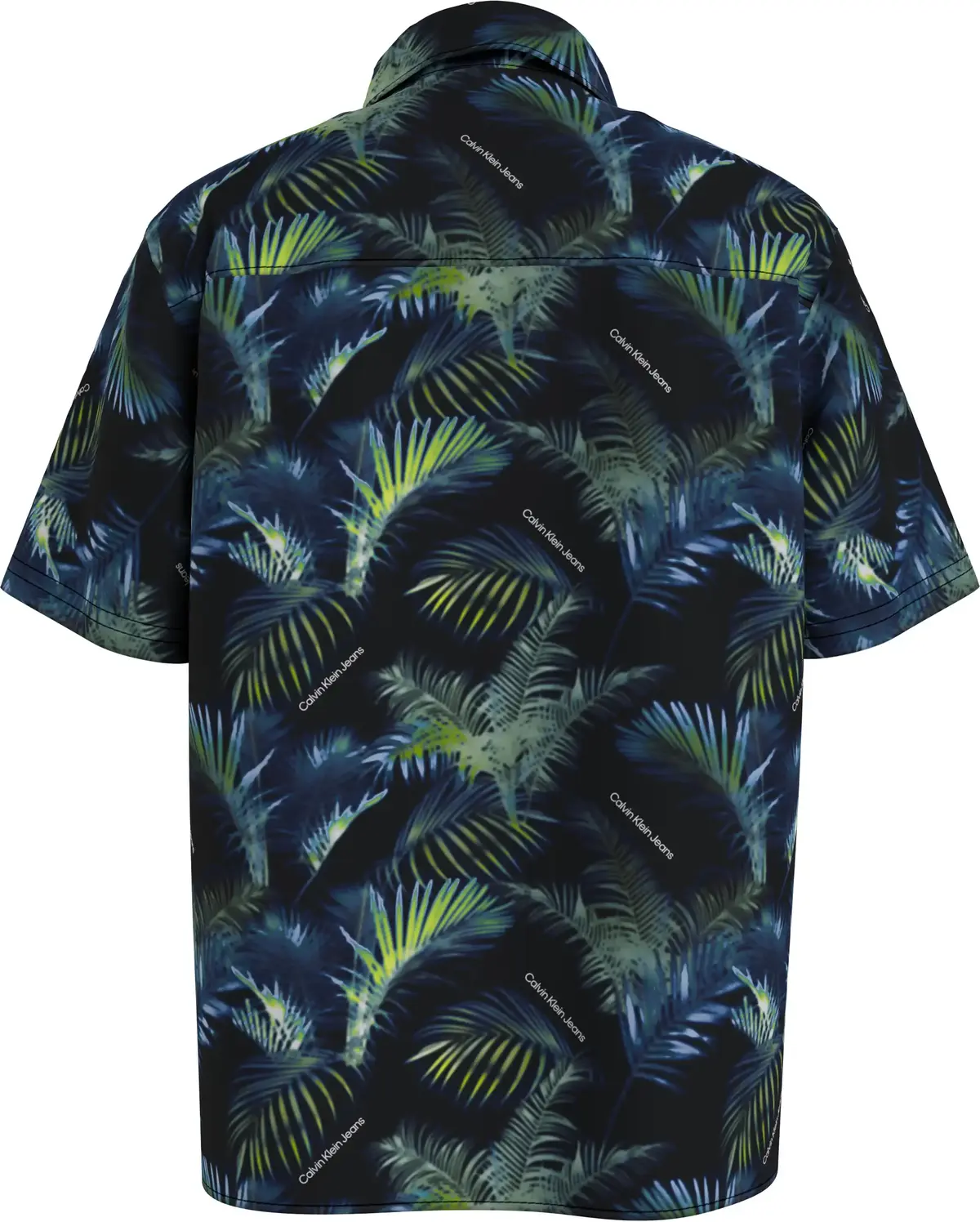 Calvin Klein AOP PALM SS SHIRT Erkek Yeşil Gömlek