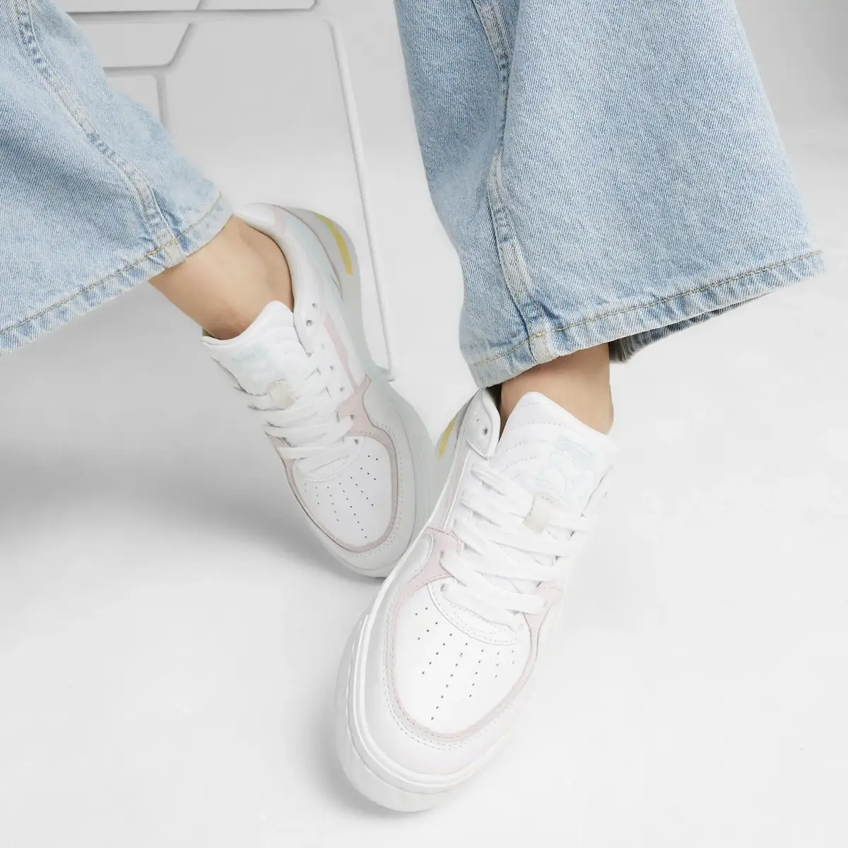 PUMA CA Pro Ripple Earth Beyaz Kadın Günlük Spor Ayakkabı
