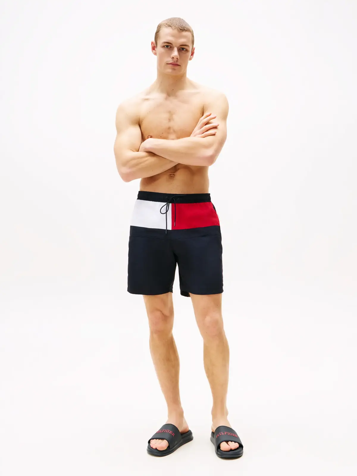 Tommy Hilfiger DUAL DENSITY HILFIGE, DW5 Siyah Erkek Terlik