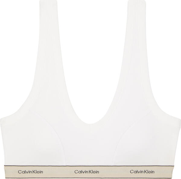 Calvin Klein LIGHTLY LINED TRAINGLE BRALETTE Beyaz Kadın Bralet