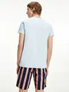 Tommy Hilfiger STRETCH SLIM FIT TEE Erkek Mavi T-Shirt