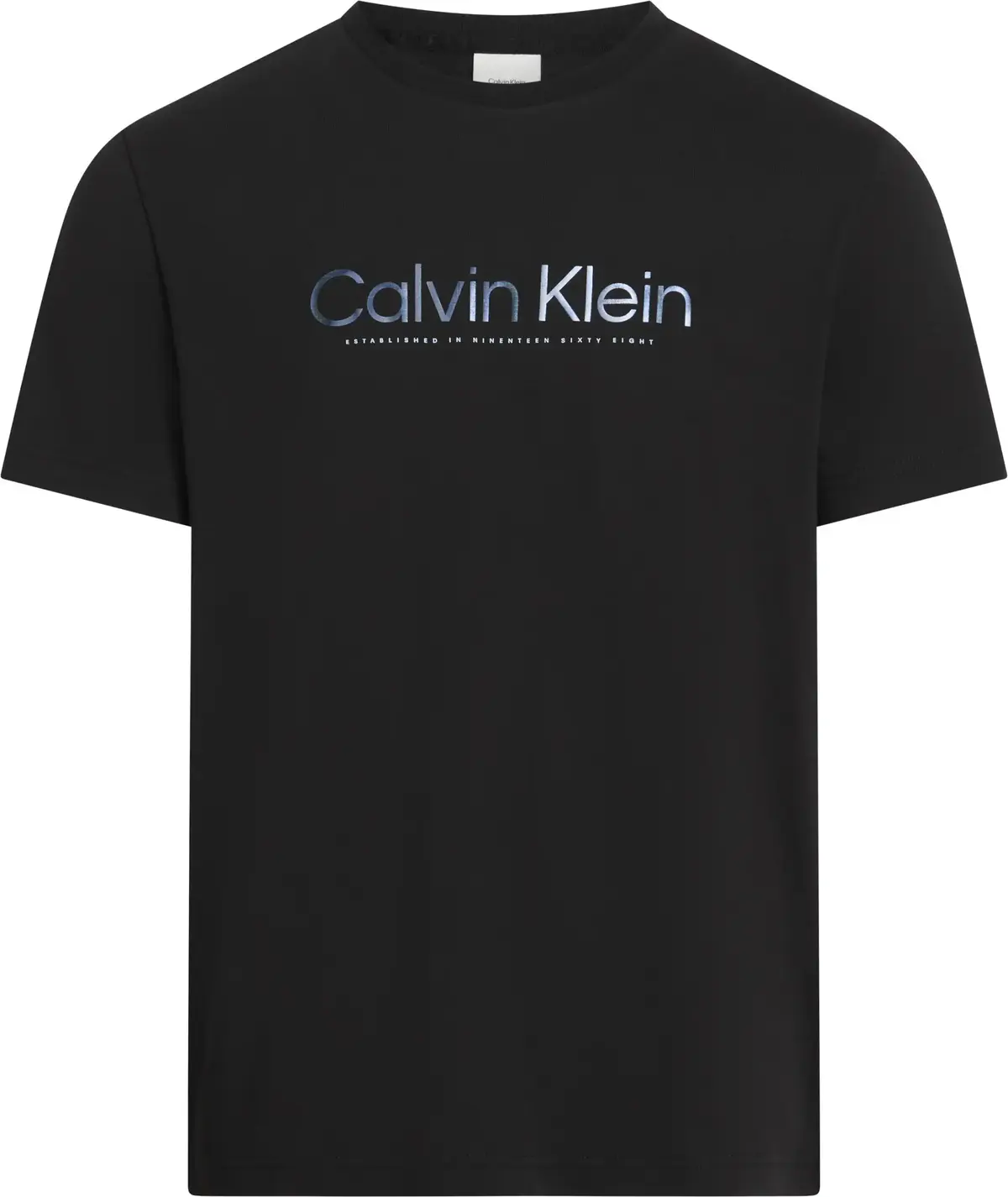 Calvin Klein SATIN BONDED LOGO T-, BEH Siyah Erkek T-Shirt & Polo