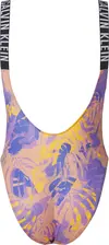 Calvin Klein SCOOP BACK ONE PIECE Kadın Lila Mayo