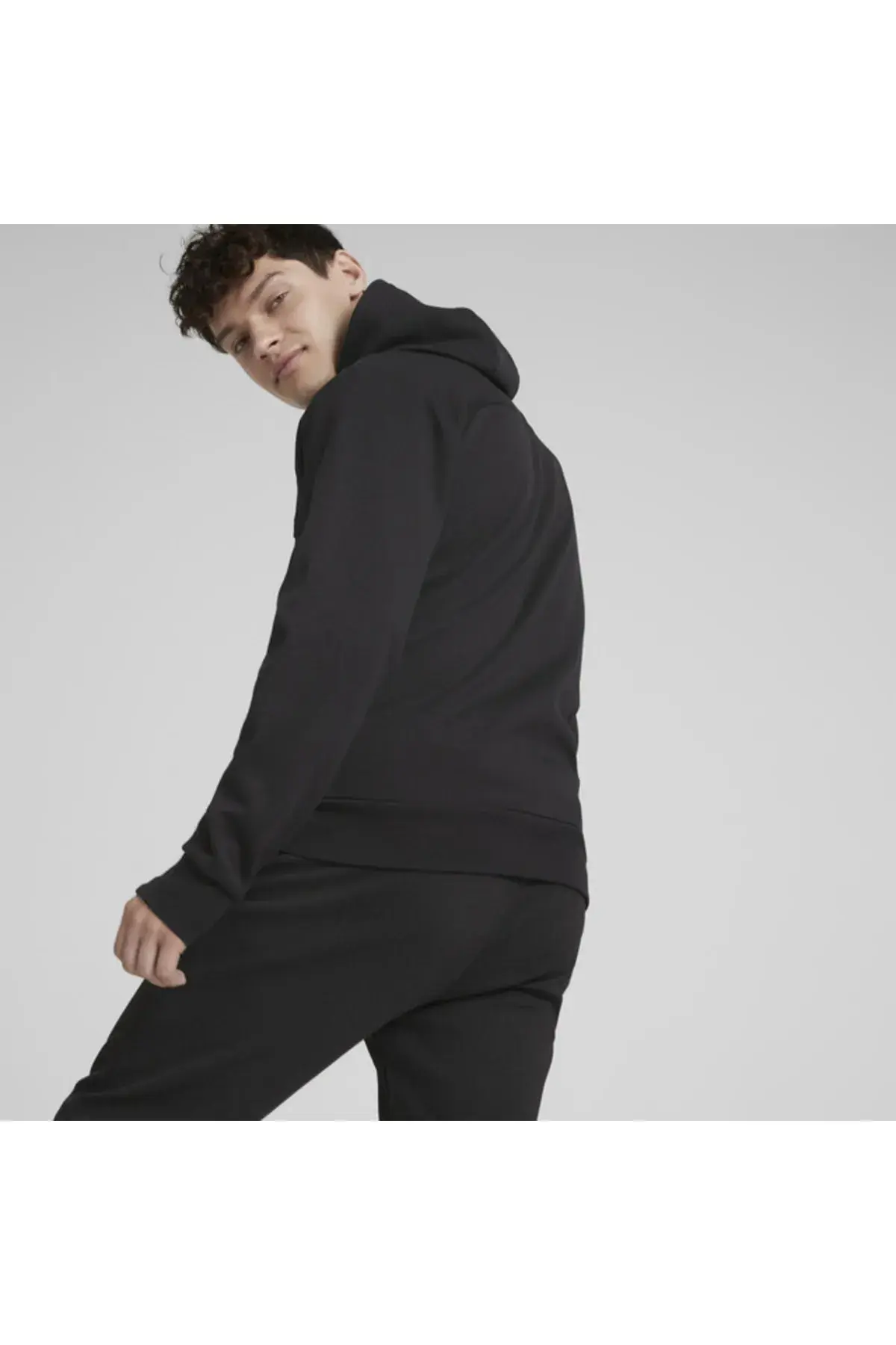 Puma Mapf1 Hooded Sweat Jacket Siyah Erkek Fermuarlı Hoodie