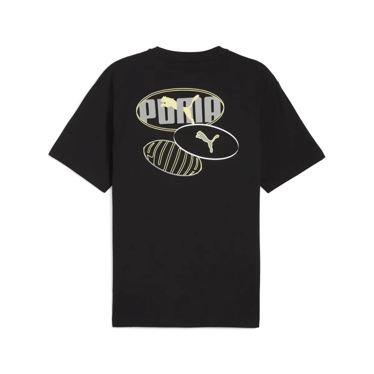 Puma ESS LOGO LAB Relaxed Tee Siyah Erkek T-Shirt & Polo