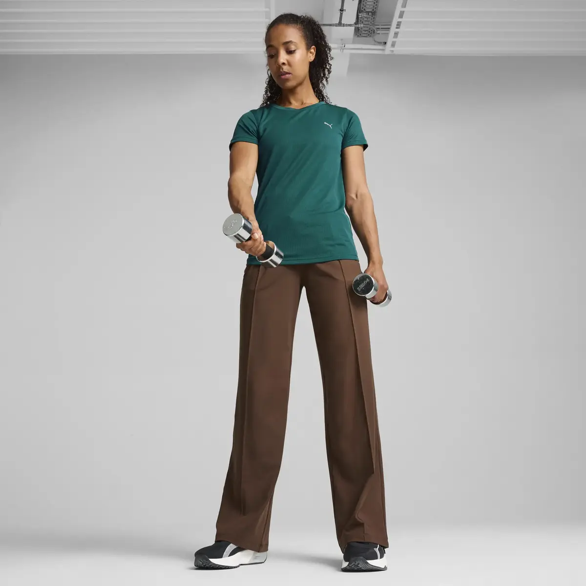 Puma PERFORMANCE TEE W Yeşil Kadın T-Shirt