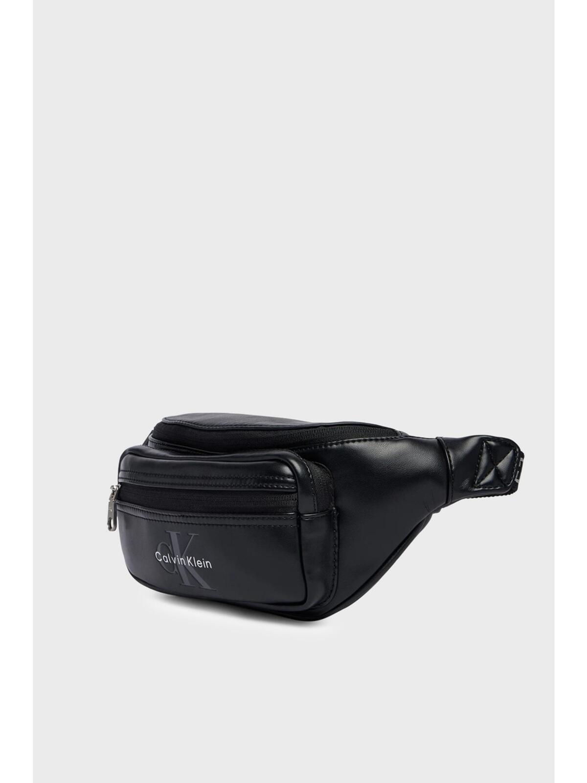 Calvin Klein BOLD LOGO WEBBING WA, UB1 Siyah Erkek Çanta