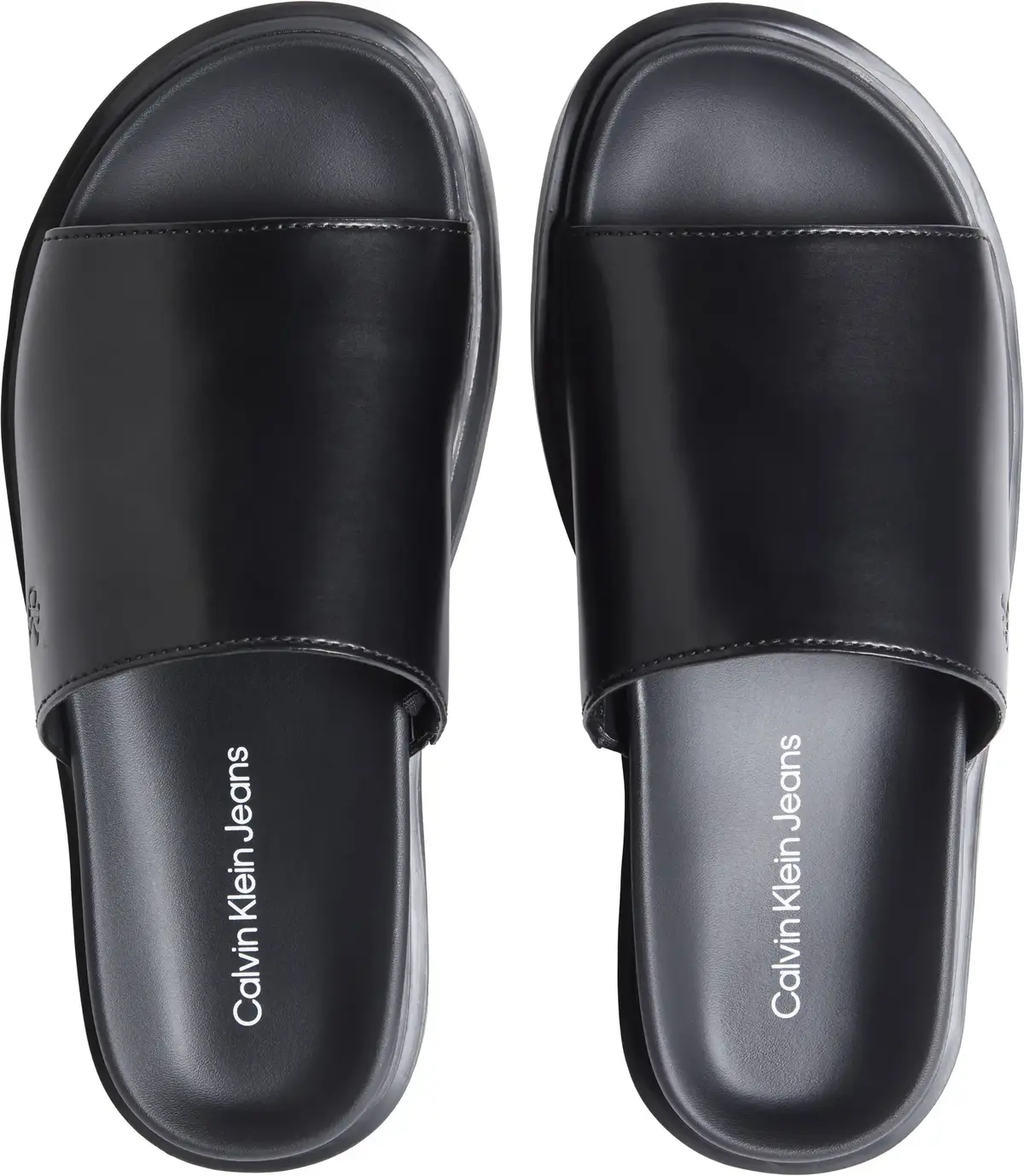 Calvin Klein FLAT MOLDED SANDAL S, 0GJ Siyah Kadın Terlik