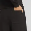 PUMA HER High-Waist Straight Pant Siyah Kadın Eşofman Altı