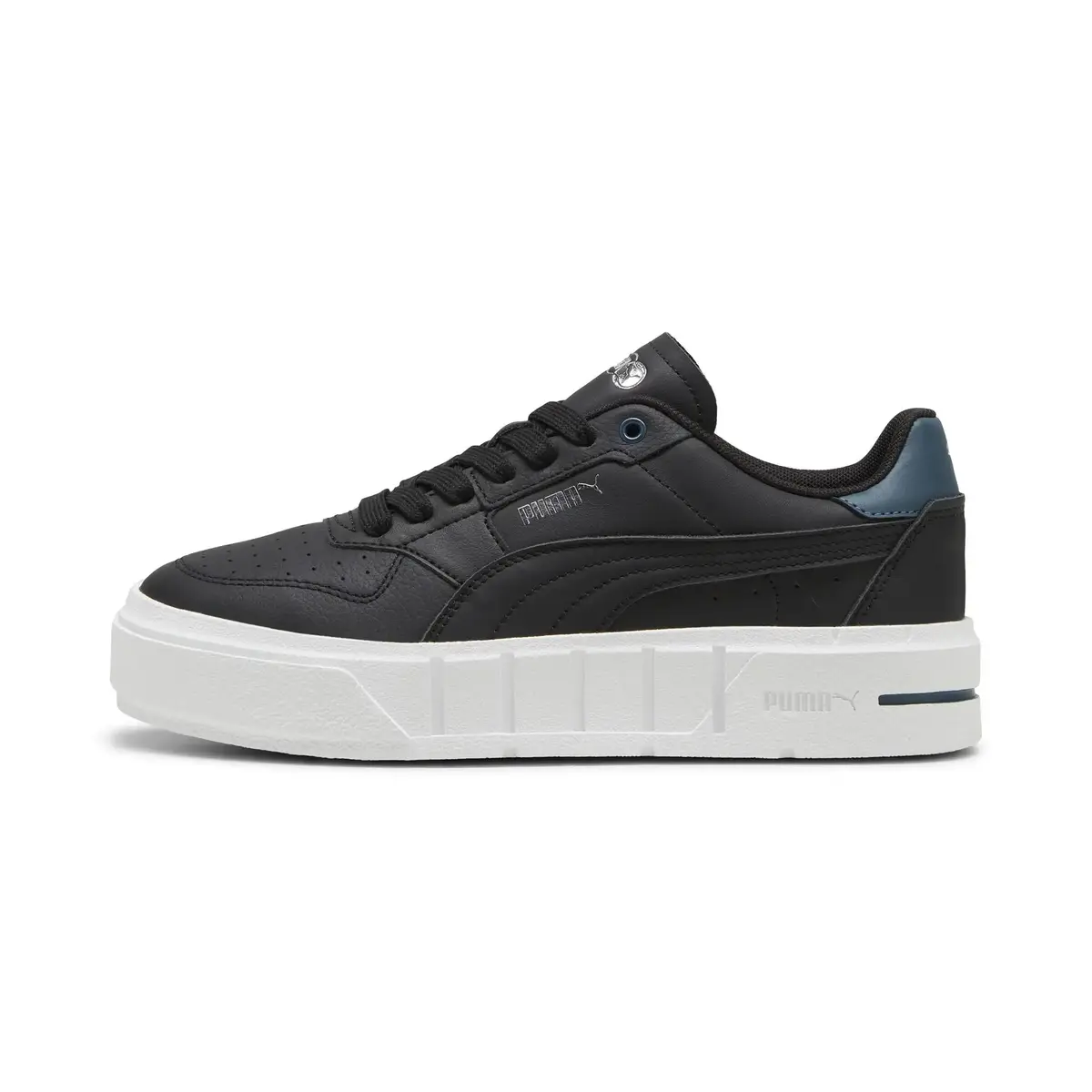 Puma Cali Court Lth Wns Petrol Mavisi Kadın Günlük Spor Ayakkabı