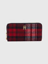 Tommy Hilfiger ICONIC TOMMY LARGE Z Kadın Bordo Cüzdan