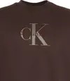 Calvin Klein LS EU 350TERRY MONOLOGO CN SWTSH Erkek Kahverengi Sweatshirt