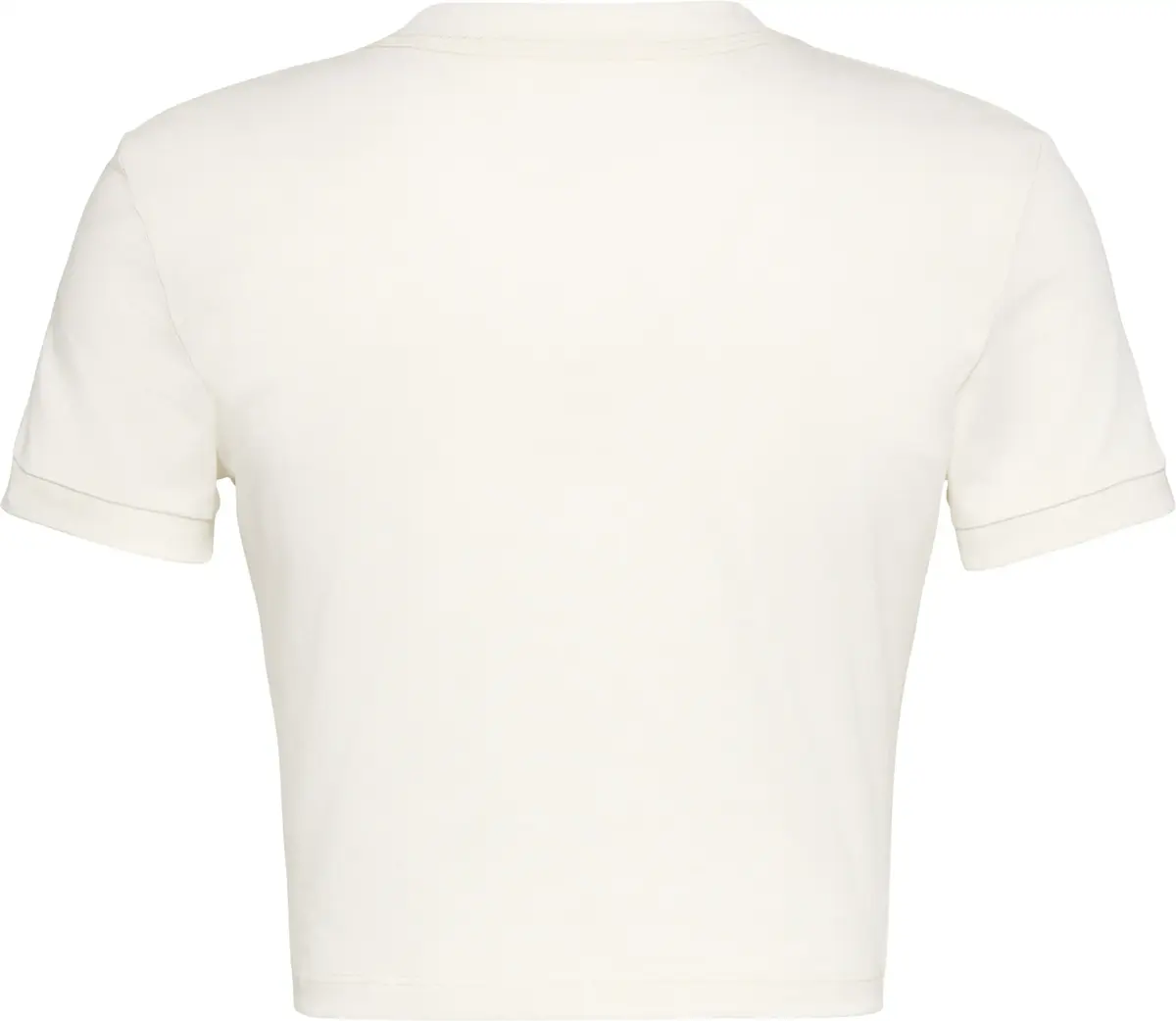 Calvin Klein SS LOGO CROPPED TEE Kadın Beyaz T-Shirt