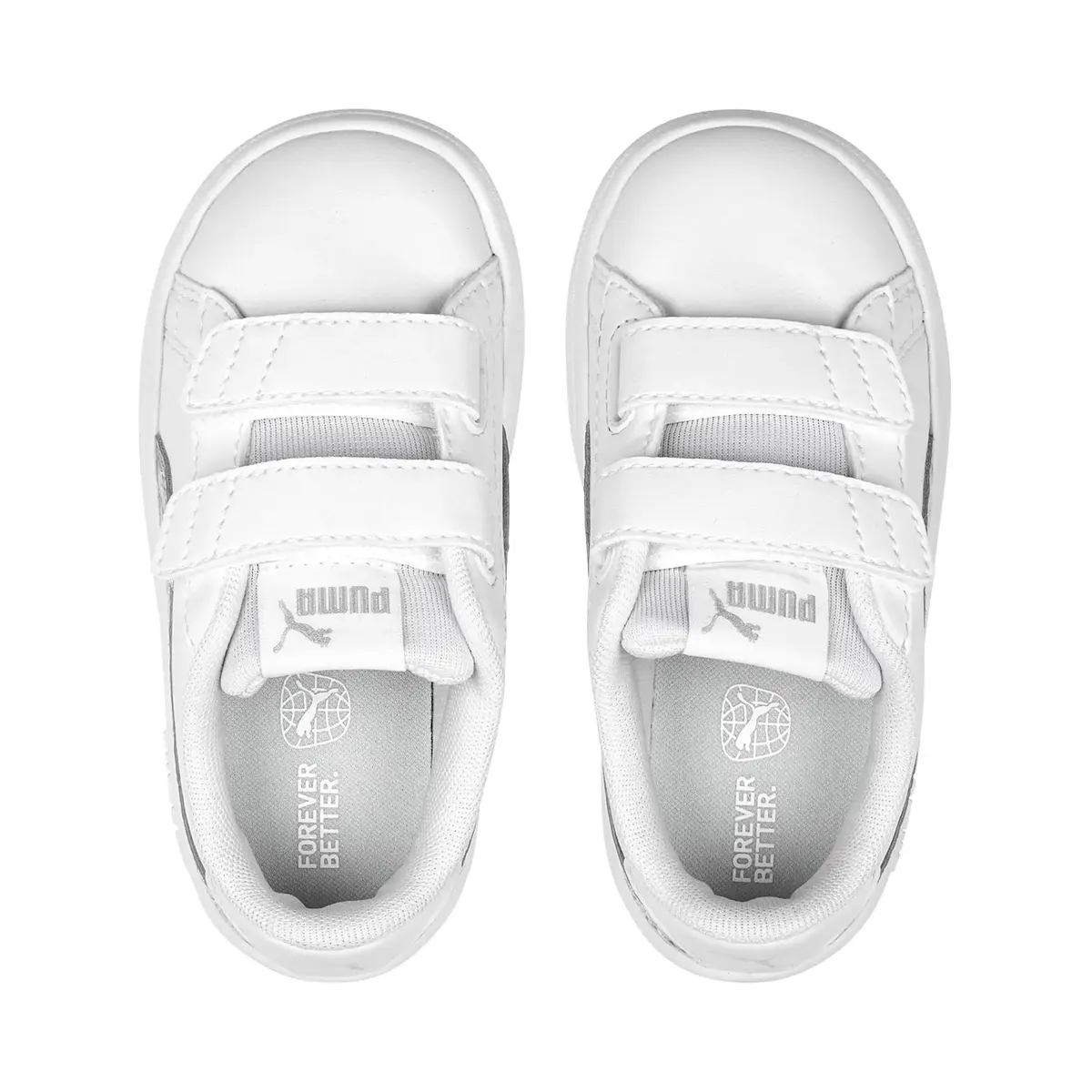 Puma Smash v2 Metallics V Inf Beyaz Çocuk/Unisex Günlük Spor Ayakkabı