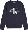 Calvin Klein MONOGRAM LOGO SWEATS Erkek Lacivert Sweatshirt