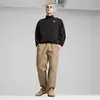 Puma CLASSICS Woven Relaxed Crew Siyah Erkek Sweatshirt