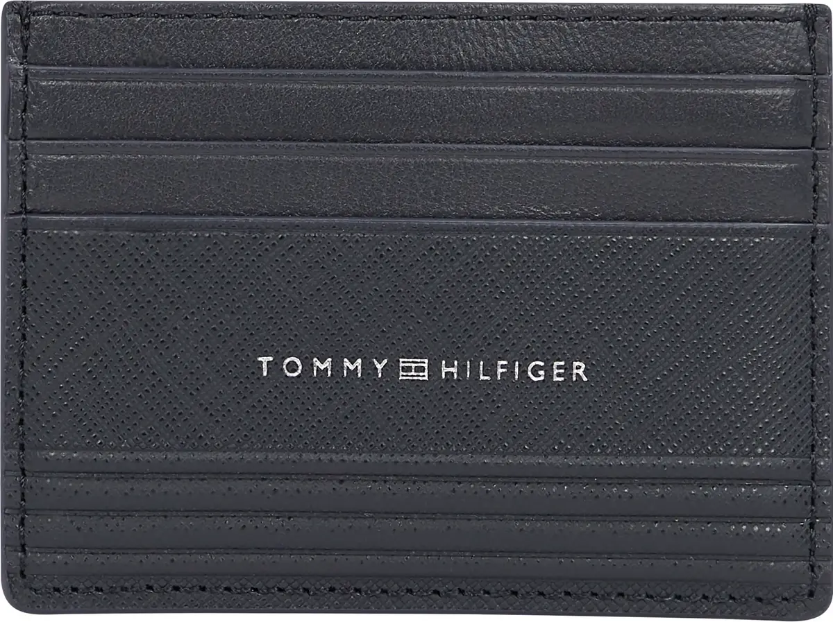Tommy Hilfiger TH BUSINESS CC HOLDE Erkek Siyah Cüzdan
