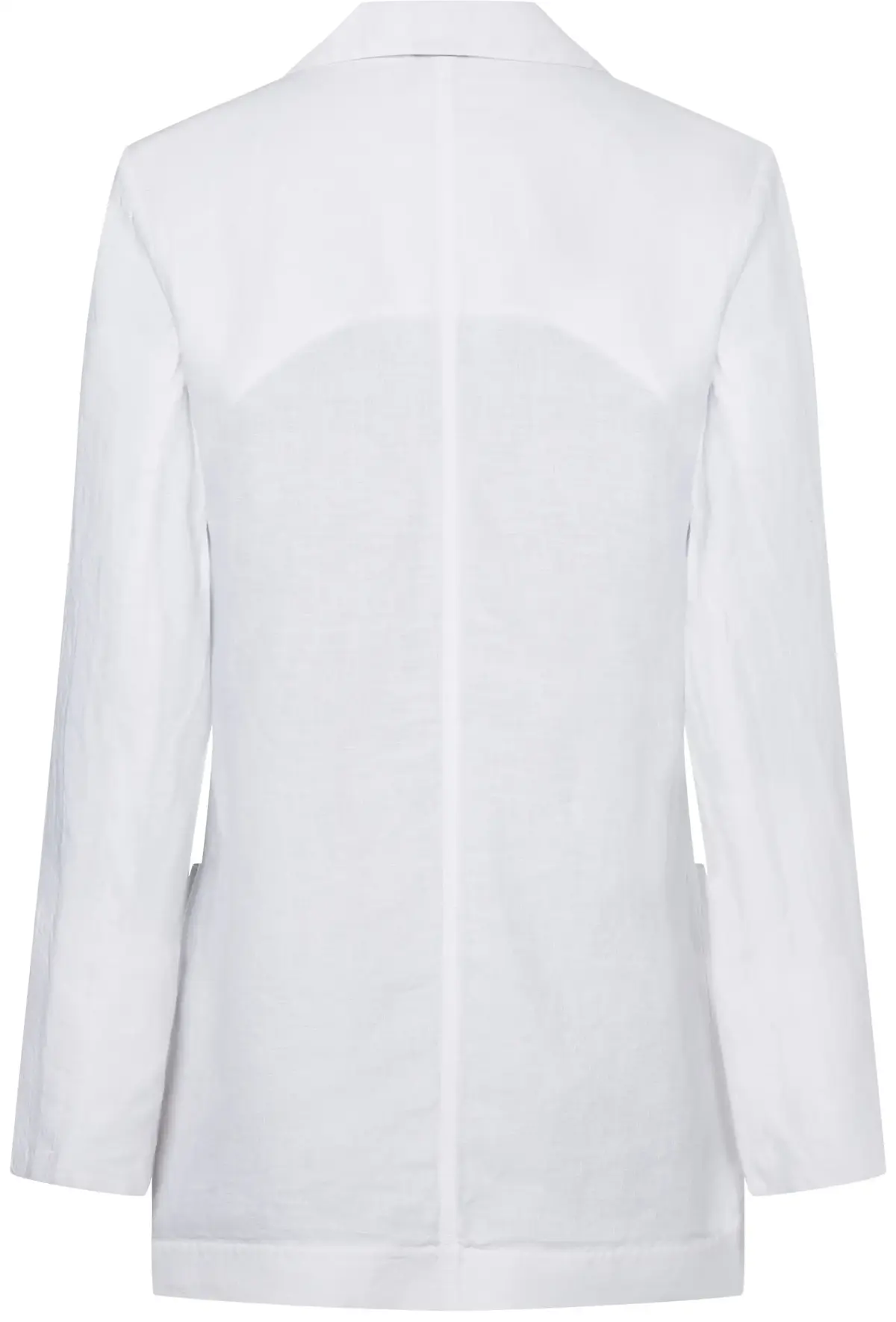 Tommy Hilfiger LINEN RELAXED SB BLA Kadın Beyaz Blazer