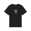Puma Ferrari Tonal Shield Tee Siyah Erkek T-Shirt